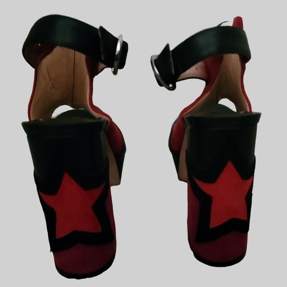 Isa Tapia Size 6.5 color block platform - Picture 5 of 7